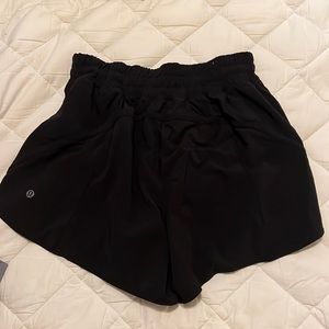 Lululemon track that 5 inch shorts black size 10